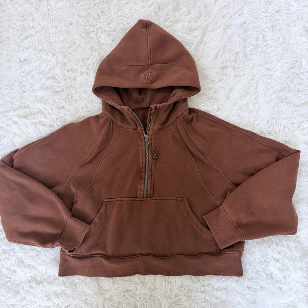 Scuba Half Zip Lululemon Chestnut Brown M/L